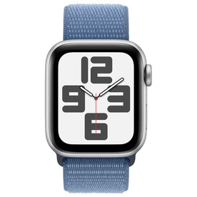 Apple Watch SE 2 (2023) GPS 40mm Silver, Winter Blue Sport Loop (MRE33)