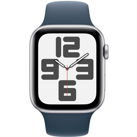 Apple Watch SE 2 (2023) GPS 40mm Silver, Storm Blue Sport Band, M/L (MRE23)