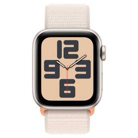 Apple Watch SE GPS, 40mm Gold Aluminium Case with Pink Sport Band