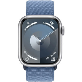 Apple Watch Series 9 GPS 41mm Silver, Winter Blue Sport Loop (MR923)