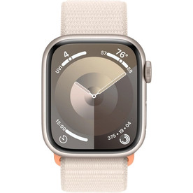 Apple Watch Series 9 GPS 45mm Starlight, Starlight Sport Loop (MR983)