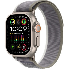 Apple Watch Ultra Series 2 GPS + Cellular 49mm Green/Grey Trail Loop, Размер S/M (MRF33)