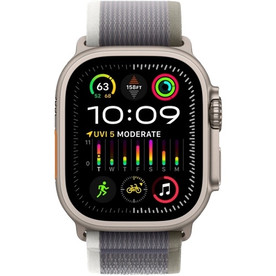 Apple Watch Ultra Series 2 GPS + Cellular 49mm Green/Grey Trail Loop, Размер S/M (MRF33)