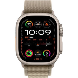 Apple Watch Ultra Series 2 GPS + Cellular 49mm Olive Alpine Loop, Размер S (MREX3)