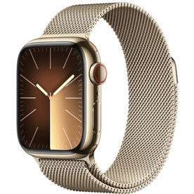 Apple Watch Series 9 GPS 45mm Gold Stainless Steel, Milanese Loop