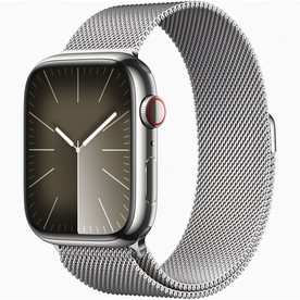 Apple Watch Series 9 GPS 45mm Silver Stainless Steel, Milanese Loop