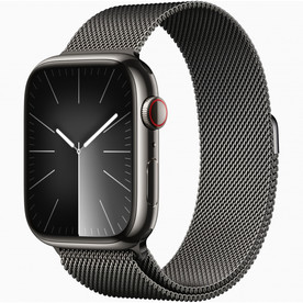 Apple Watch Series 9 GPS 45mm Graphite Stainless Steel, Milanese Loop