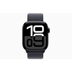 Apple Watch Series 10 GPS 46mm Jet Black Aluminium, Ink Sport Loop (MWWR3)