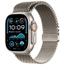 Apple Watch Ultra 2 2024, 49mm, Natural Titanium Milanese Loop, Размер S (MX4M3)