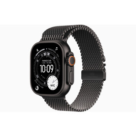 Apple Watch Ultra 3 2025, 49mm, Black Titanium Milanese Loop, Размер M (MF1Q4)