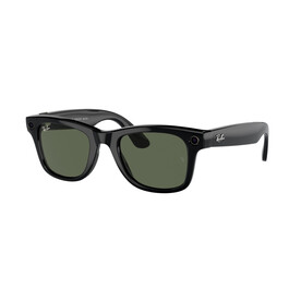 Очки дополненной реальности Ray-Ban Meta Wayfarer RW4006 Shiny Black | Green