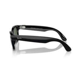 Очки дополненной реальности Ray-Ban Meta Wayfarer RW4006 Shiny Black | Green