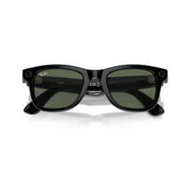 Очки дополненной реальности Ray-Ban Meta Wayfarer RW4006 Shiny Black | Green