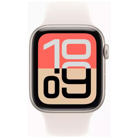 Apple Watch SE 3 (2025) GPS 44mm Starlight, Starlight Sport Band, S/M (MEHG4)